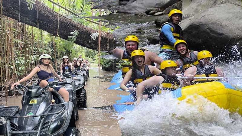 Bali ATV Ride and Ayung Rafting